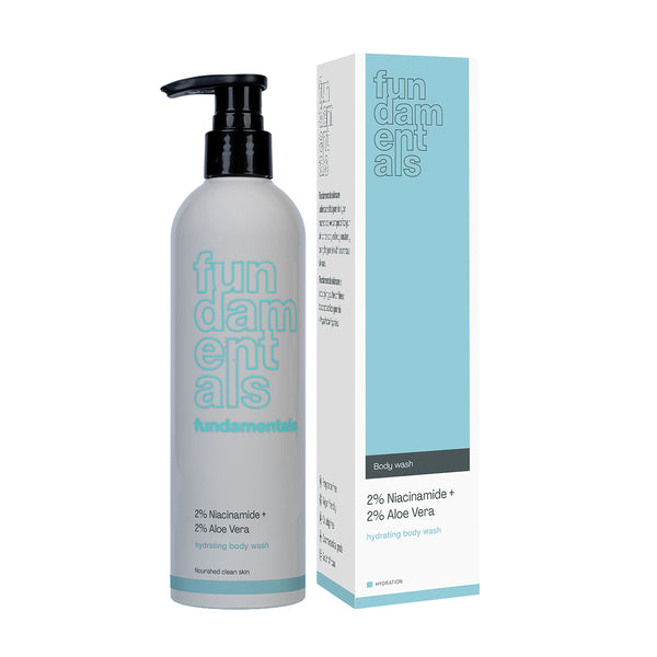 2% Niacinamide + 2% Aloe Vera – Hydrating body wash – Fundamentals