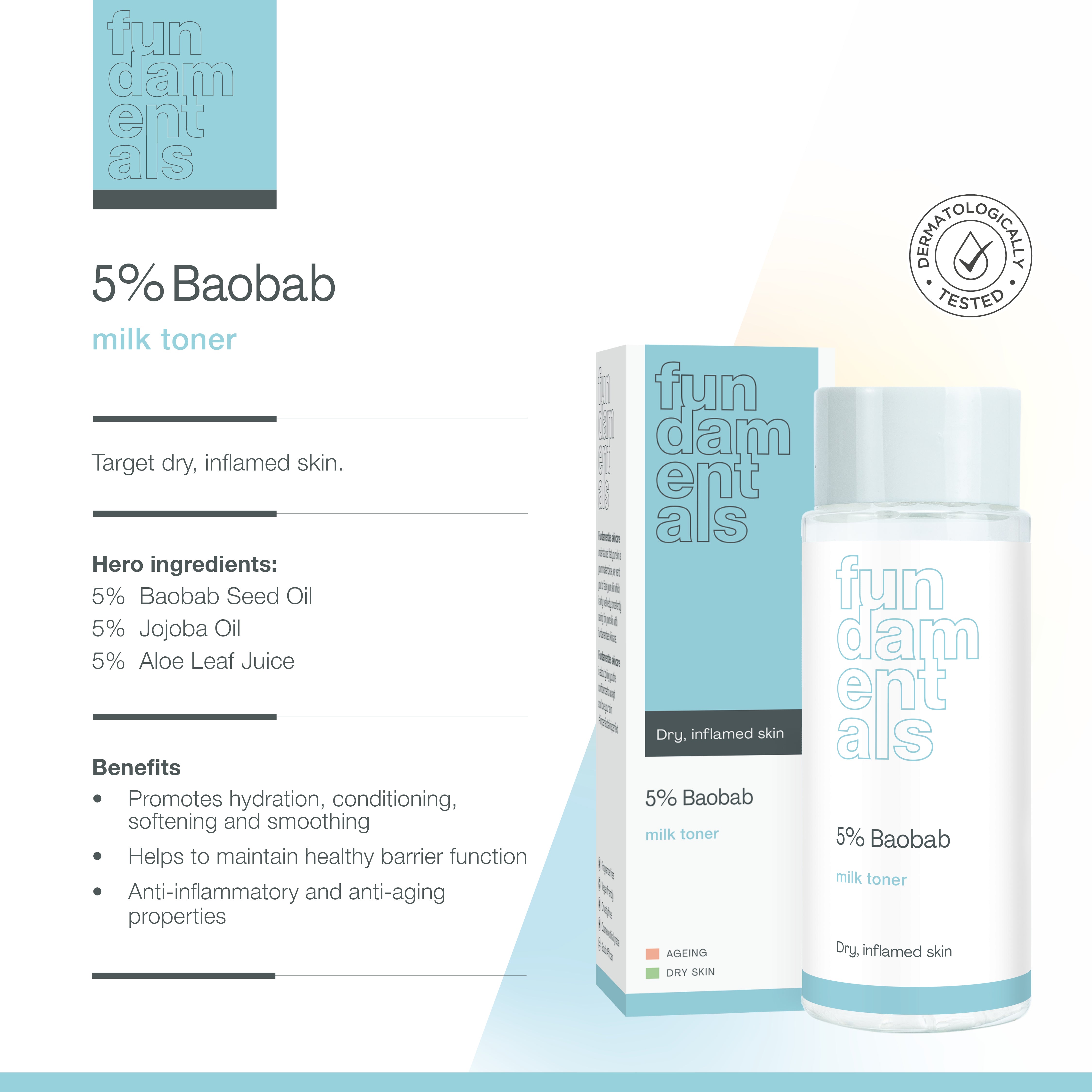 5% Baobab Milk Toner