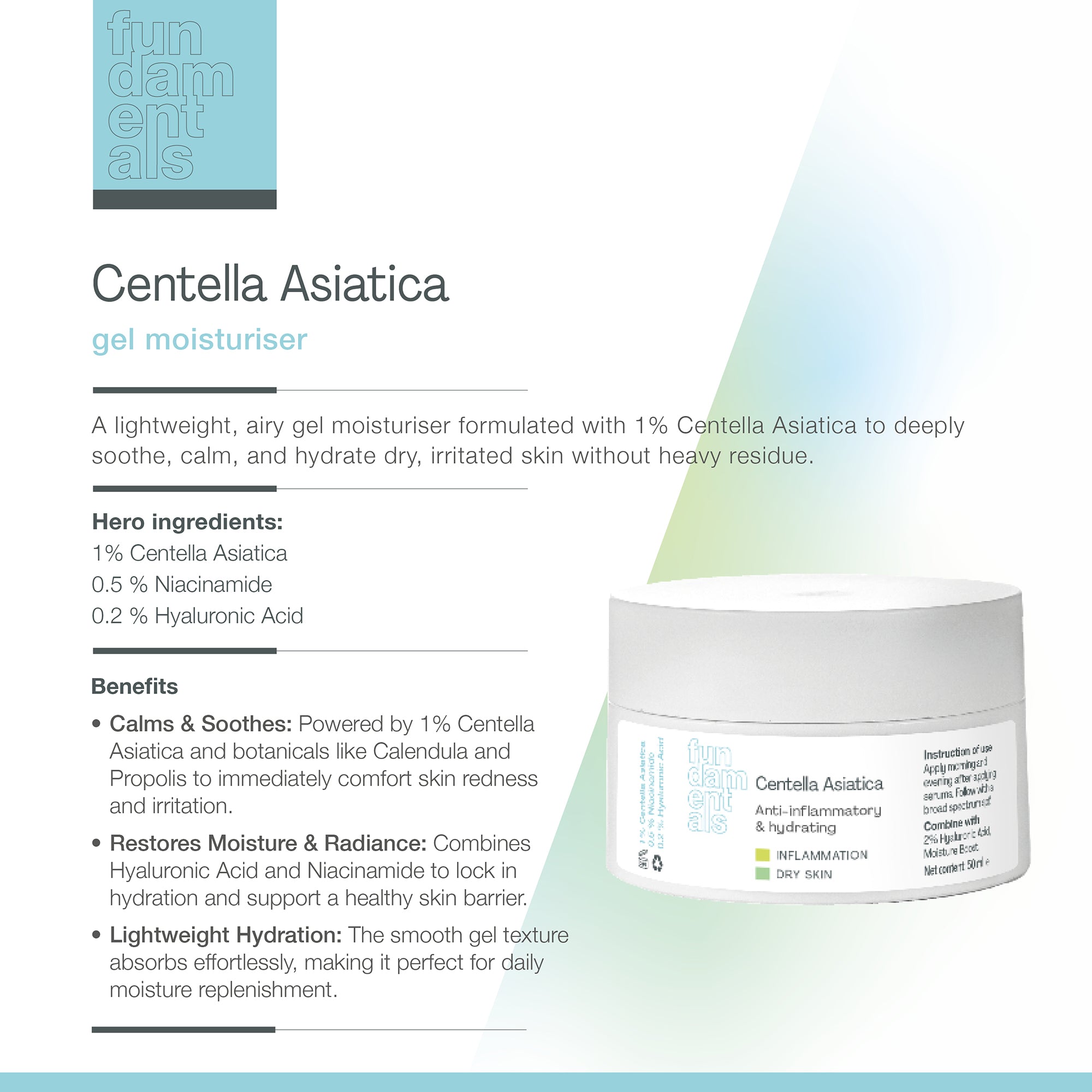 Centella Asiatica Moisturiser