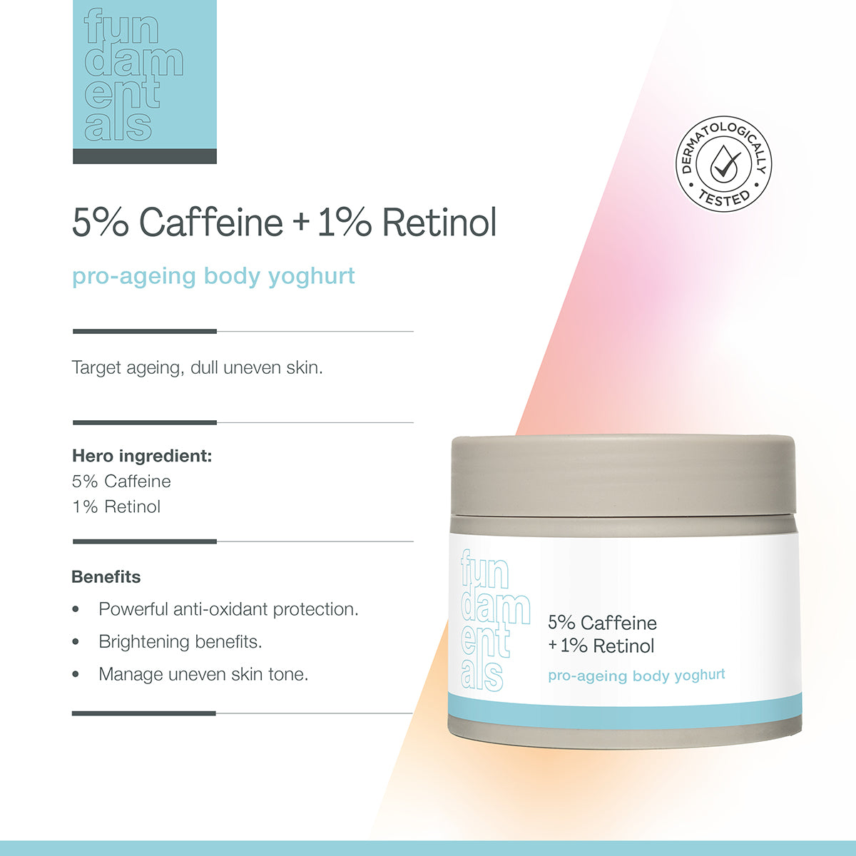 5% Caffeine + 1% Retinol – Pro-ageing Body Yoghurt – Fundamentals