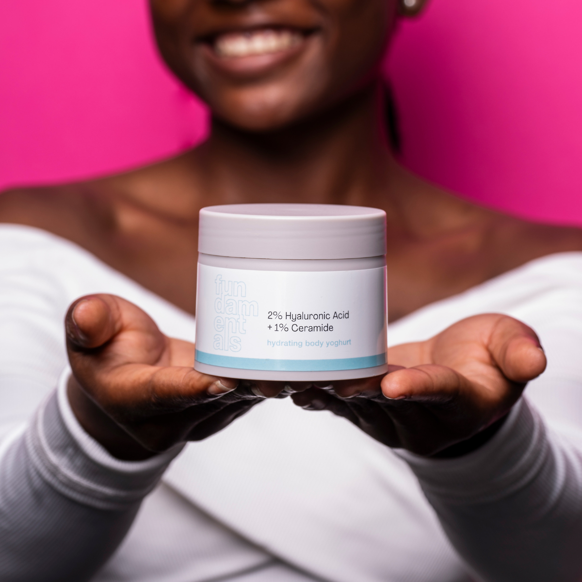 2% Hyaluronic Acid + 1% Ceramide – Hydrating Body Yoghurt