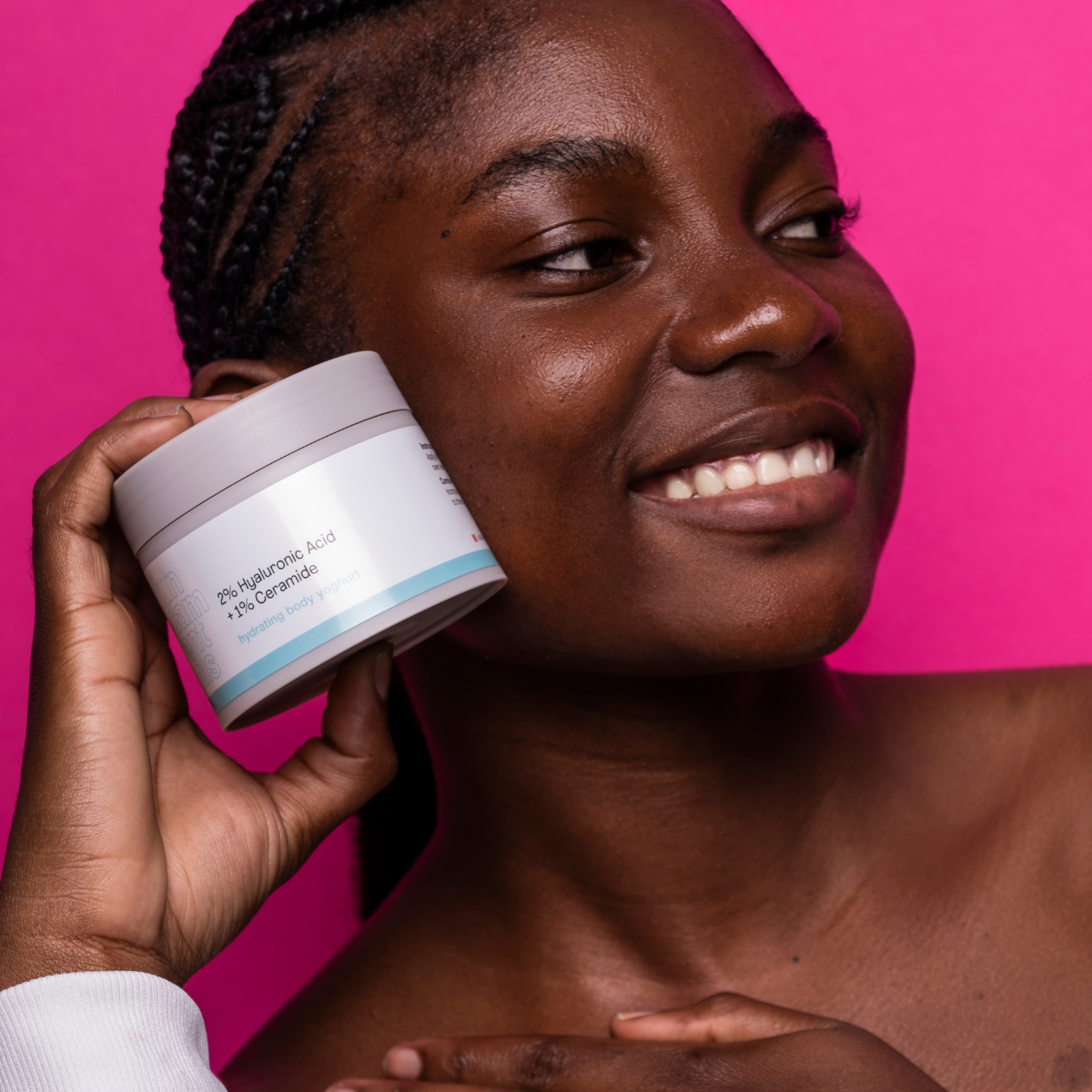 2% Hyaluronic Acid + 1% Ceramide – Hydrating Body Yoghurt