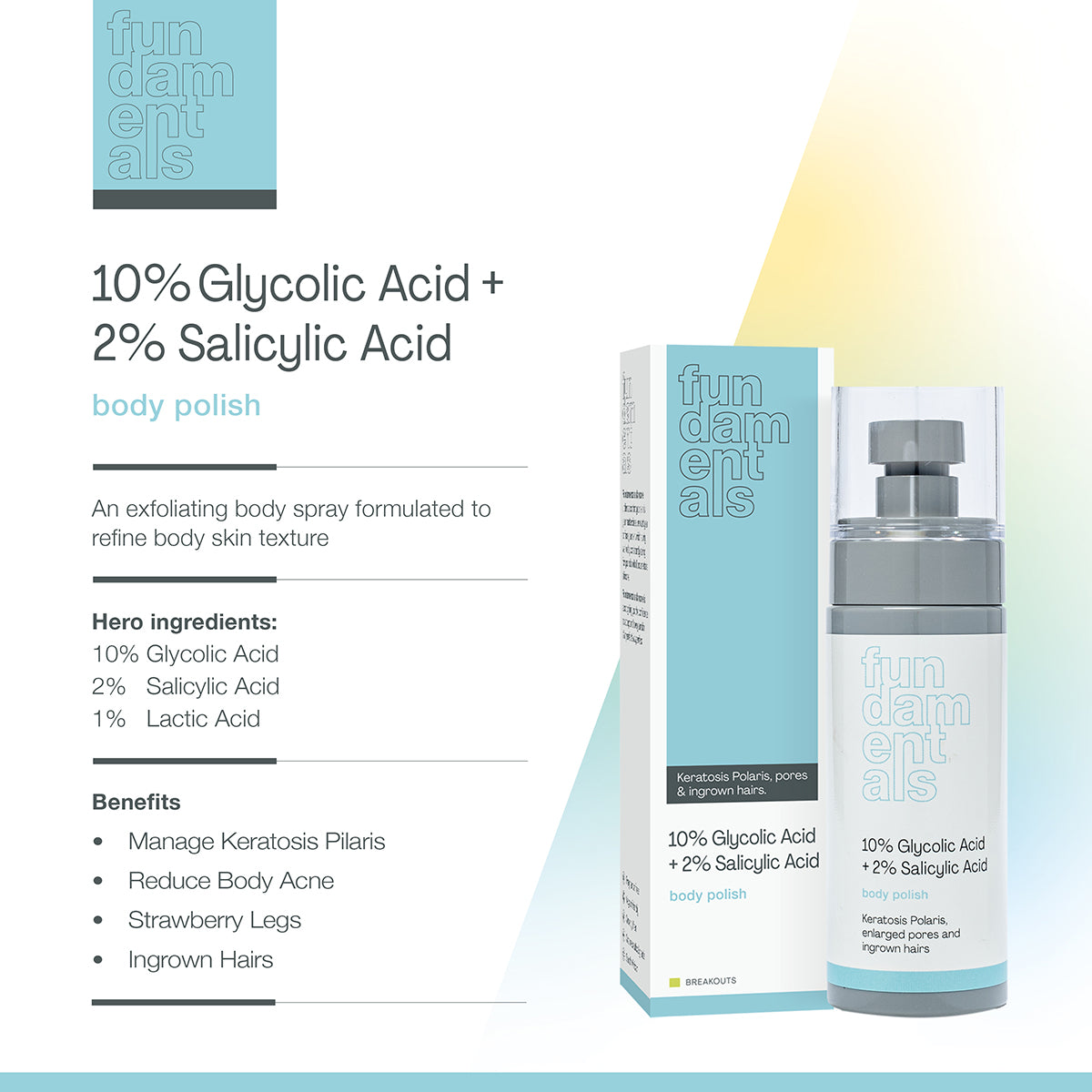 10% Glycolic Acid + 2% Salicylic Acid - Body Polish