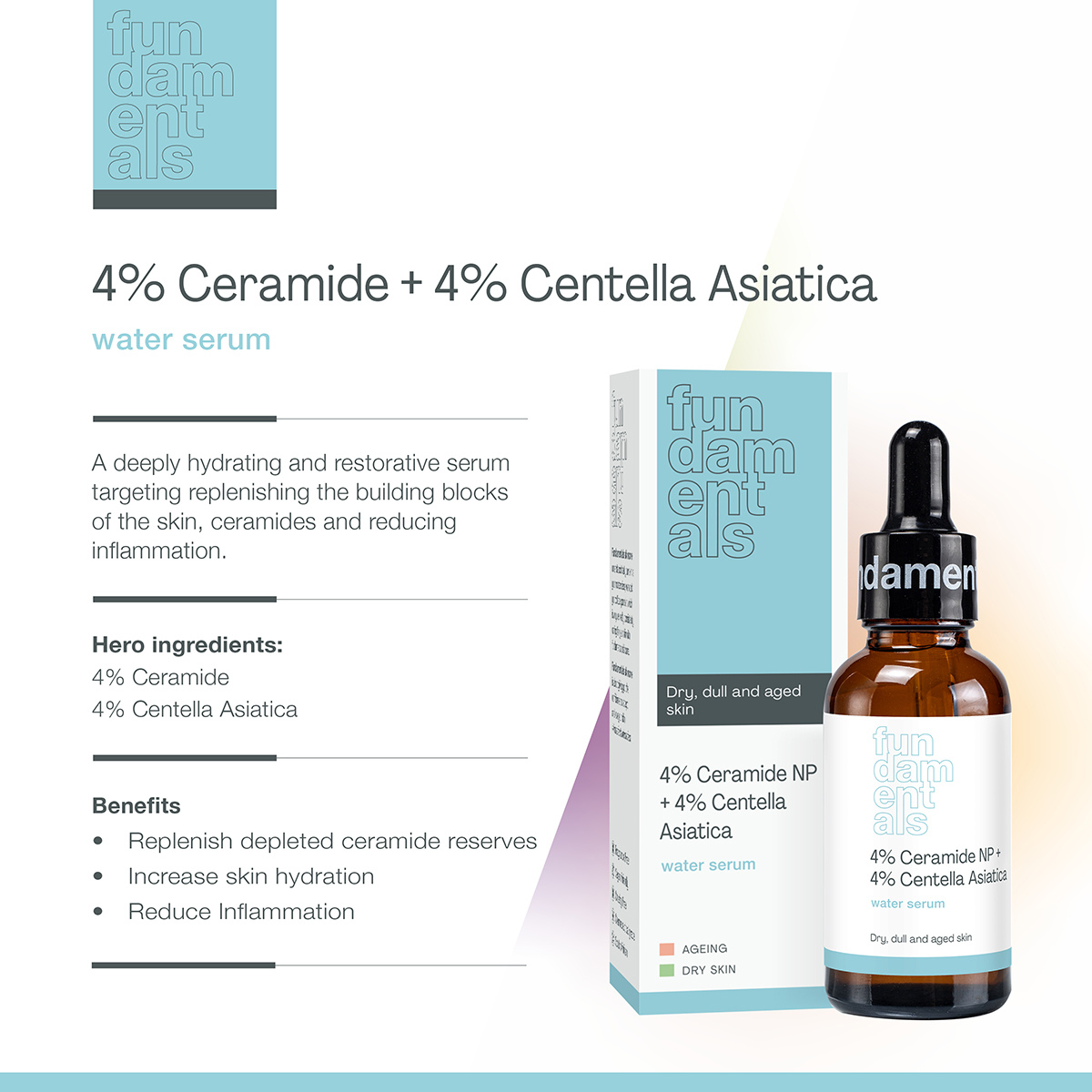 4% Ceramide + 4% Centella Asiatica