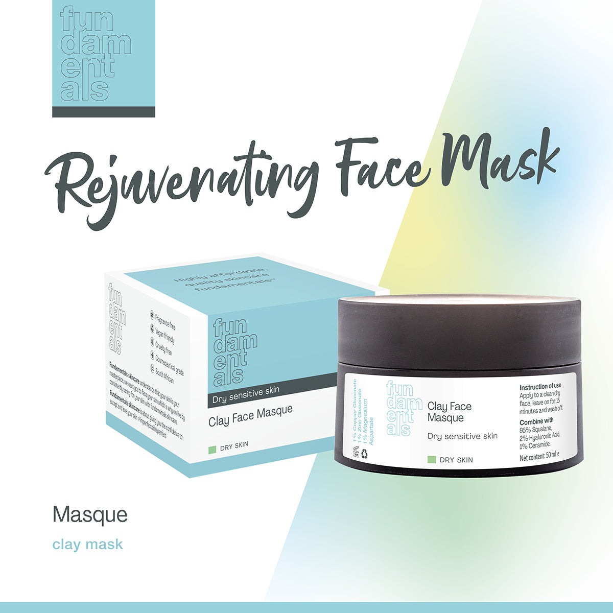 Deep Cleansing Clay Mask – Pores & Oil Control – Fundamentals