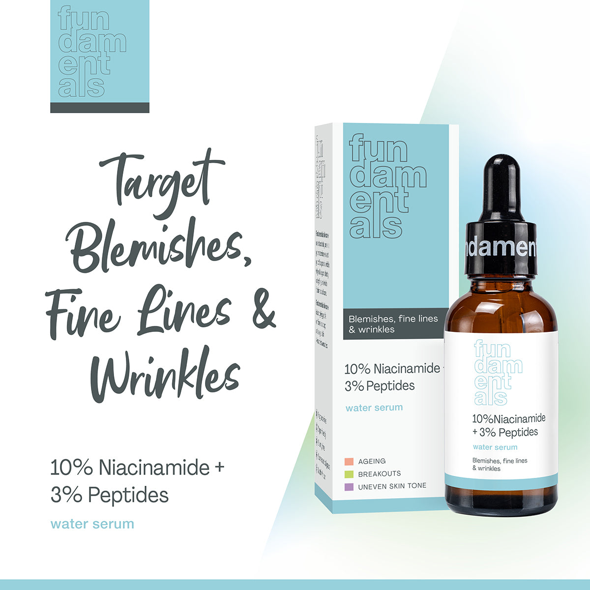 10% Niacinamide + 3% Peptides Serum – Fundamentals Skincare ZA