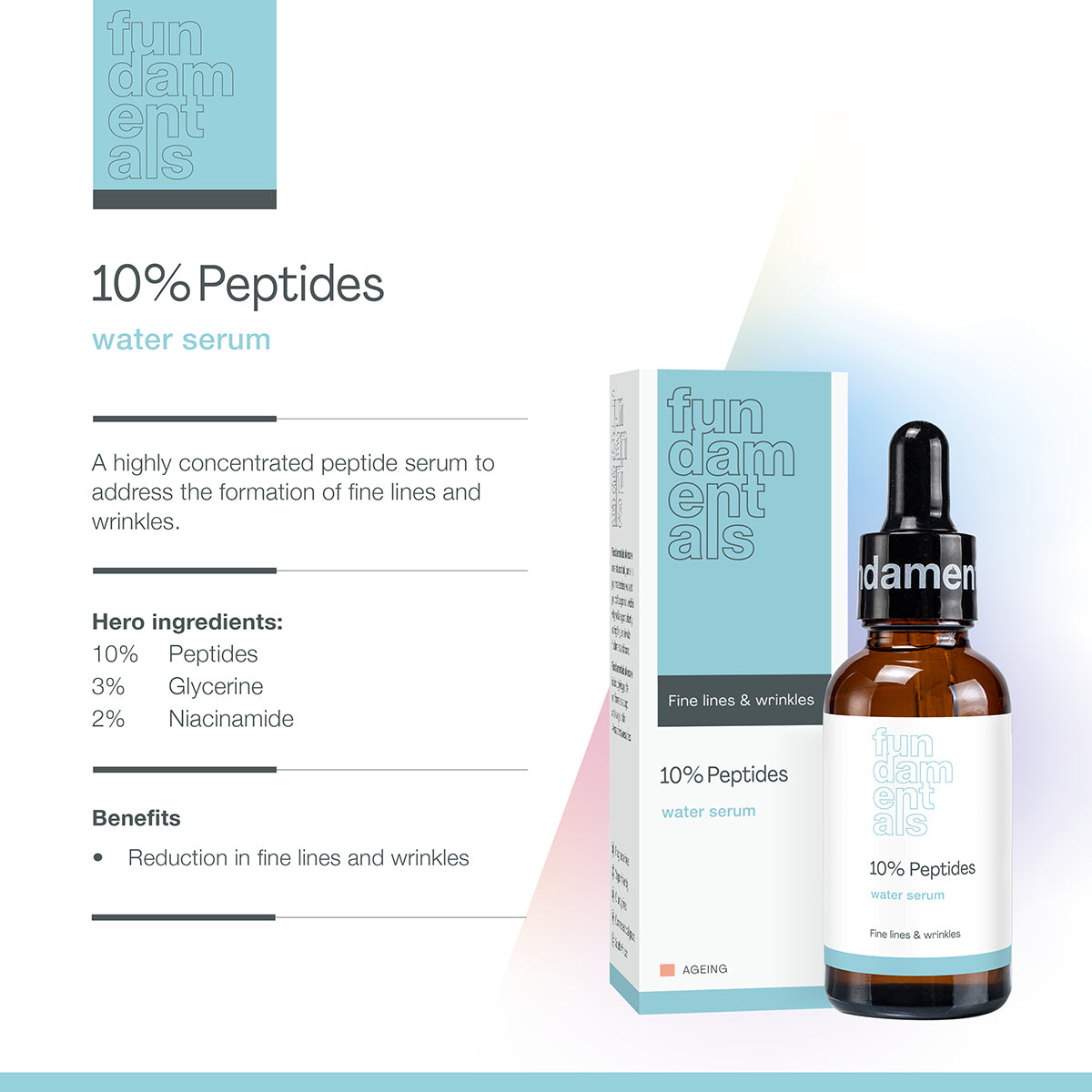 10% Argireline Peptide Serum – Anti-Wrinkle – Fundamentals Skincare ZA