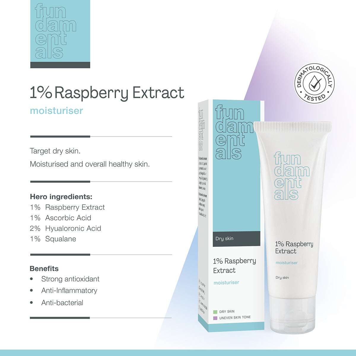 1% Raspberry Extract Moisturiser