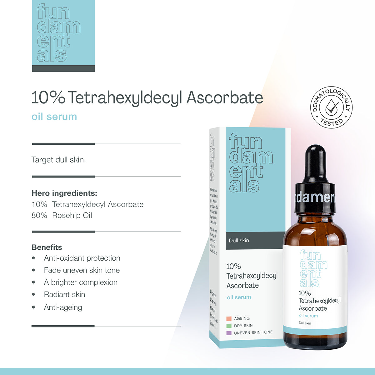 10% THD Ascorbate Vitamin C Oil Serum – Fundamentals Skincare ZA