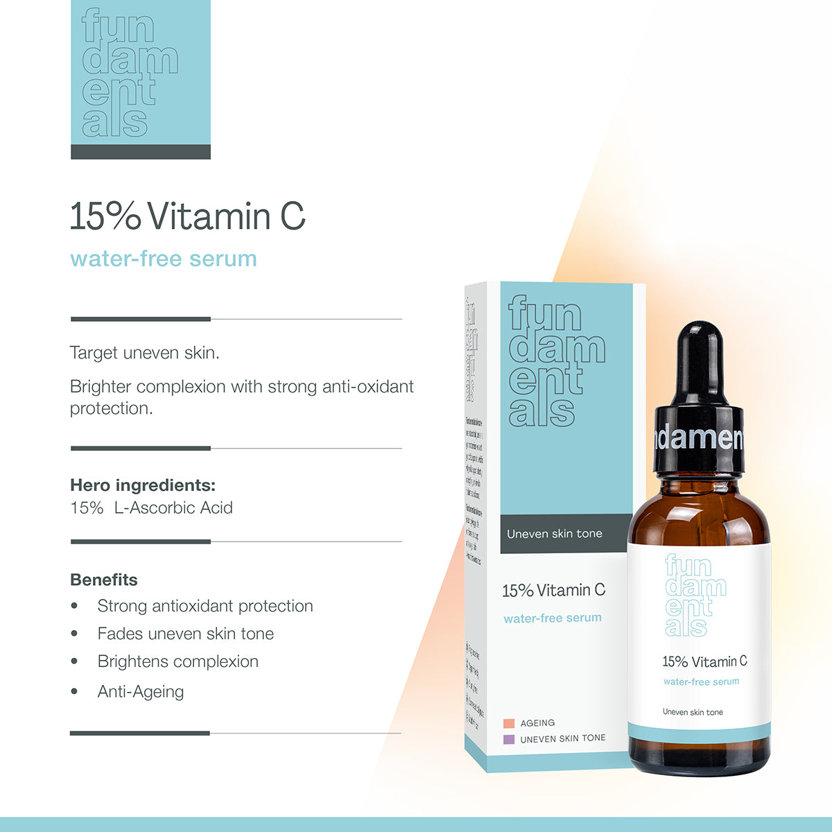 15% Vitamin C Serum South Africa – Fundamentals Skincare ZA